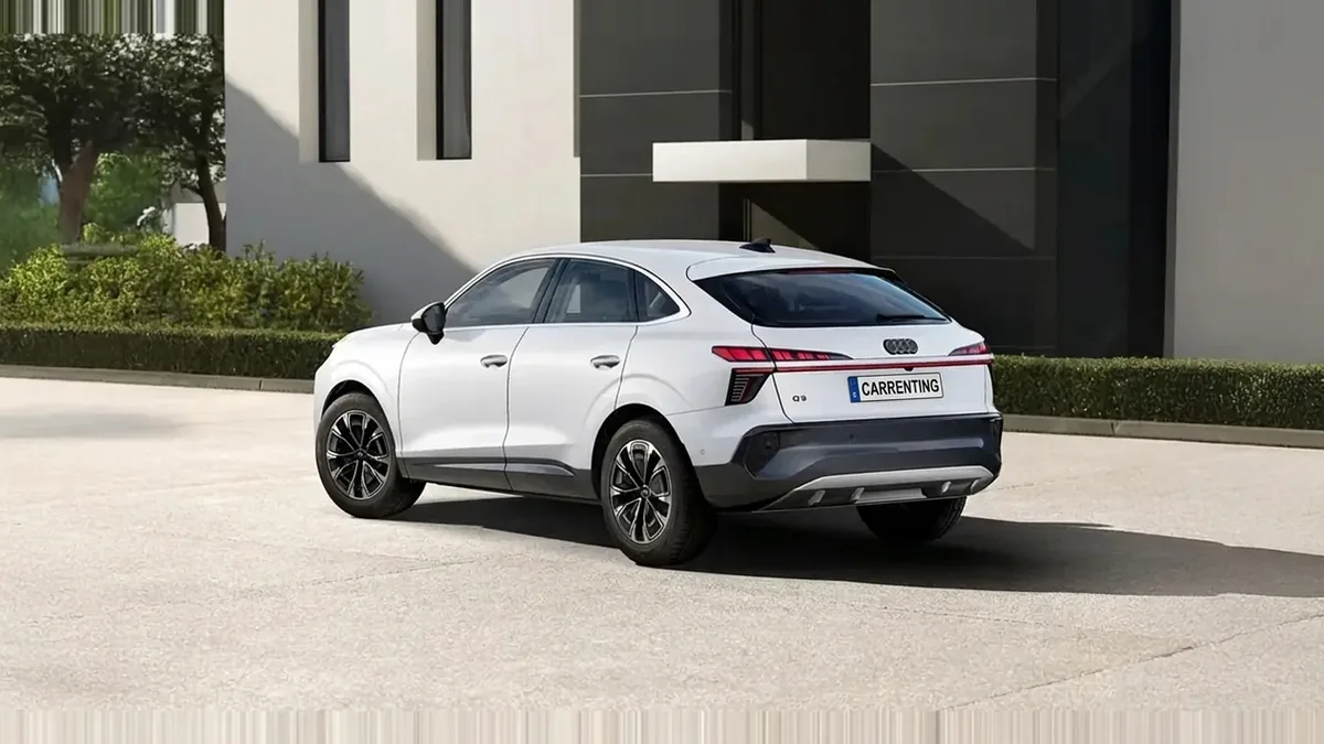 Audi Q3 Sportback Advanced TDI 110kW S Tronic en renting en Elche — Delantera