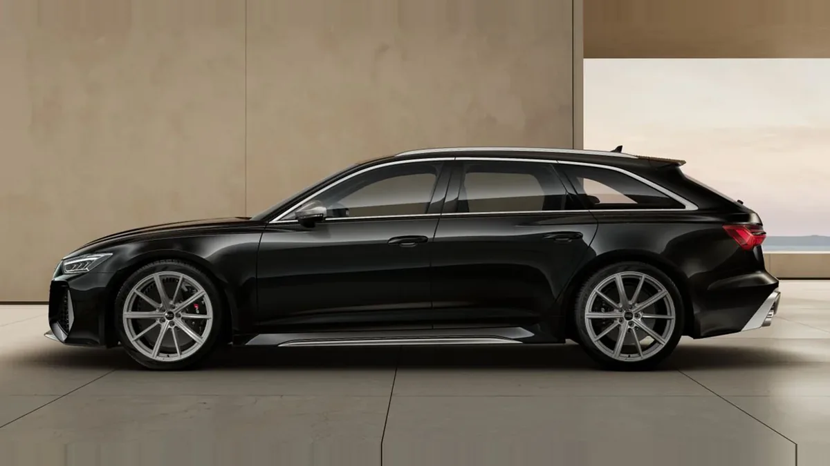 Audi RS6 Avant TFSI Quattro en renting en Elche — Lateral
