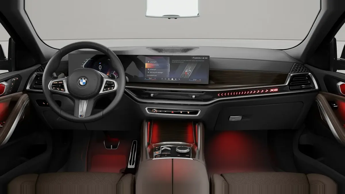 BMW X6 xDrive 40d M Sport en renting en Elche — Interior