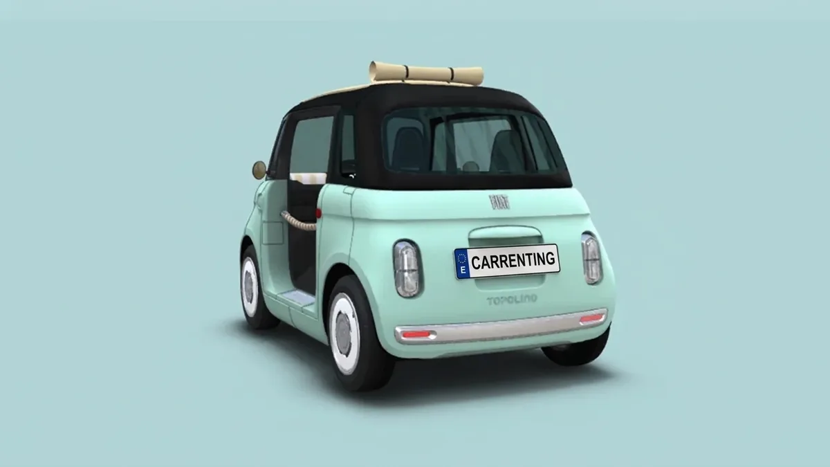 Fiat TOPOLINO DOLCEVITA en renting en Elche — Trasera