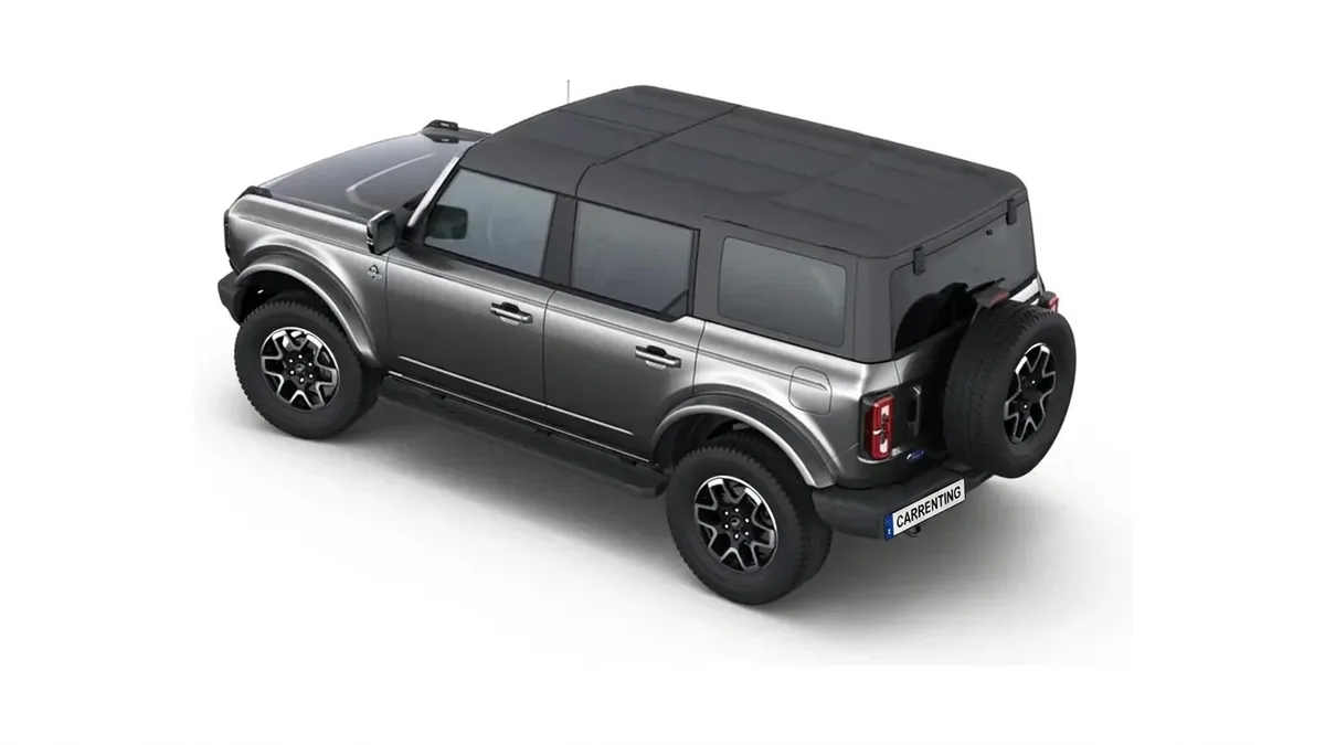 Ford Bronco Outer Banks 2.7 Ecoboost 335CV Automático 4x4 en renting en Elche — Trasera