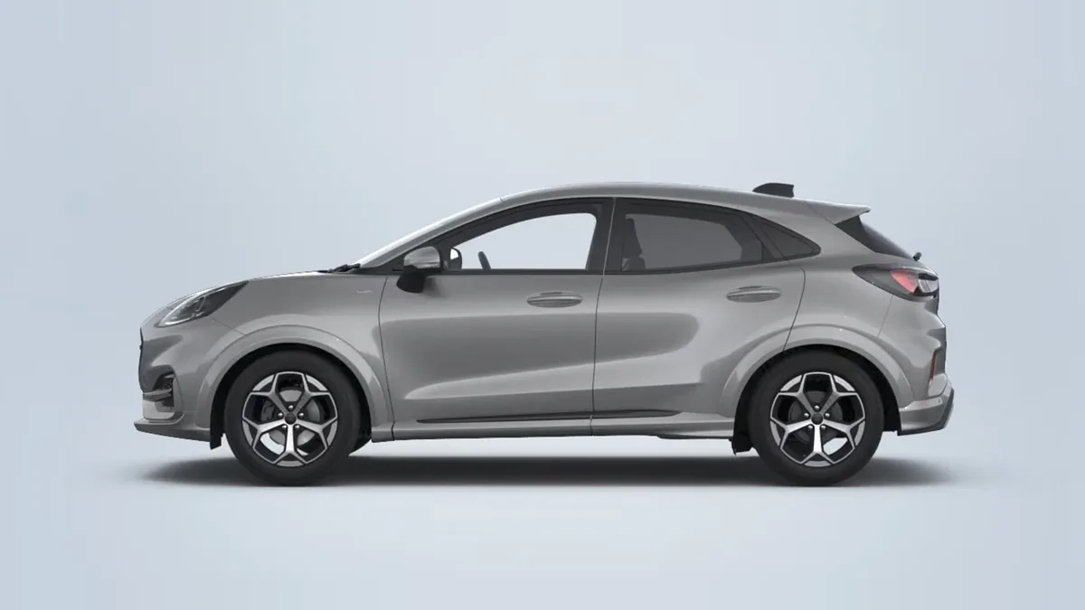 Ford Puma 1.0 EcoBoost MHEV ST-Line 125 en renting en Elche — Lateral
