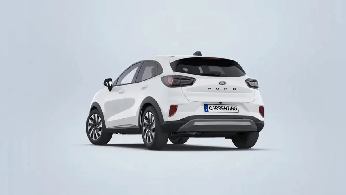 Ford Puma 1.0 EcoBoost MHEV Titanium 125CV en renting en Elche — Trasera