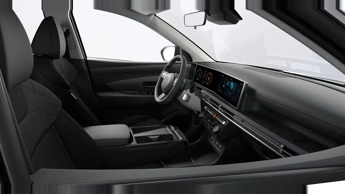 Hyundai Tucson Híbrido 1.6T HEV Klass AT 239CV en renting en Elche — Interior