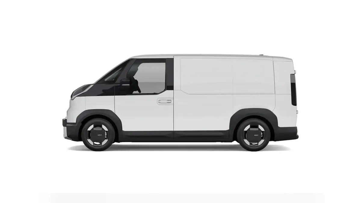 Kia PV5 Cargo L2H1 Long Range Plus en renting en Elche — Lateral