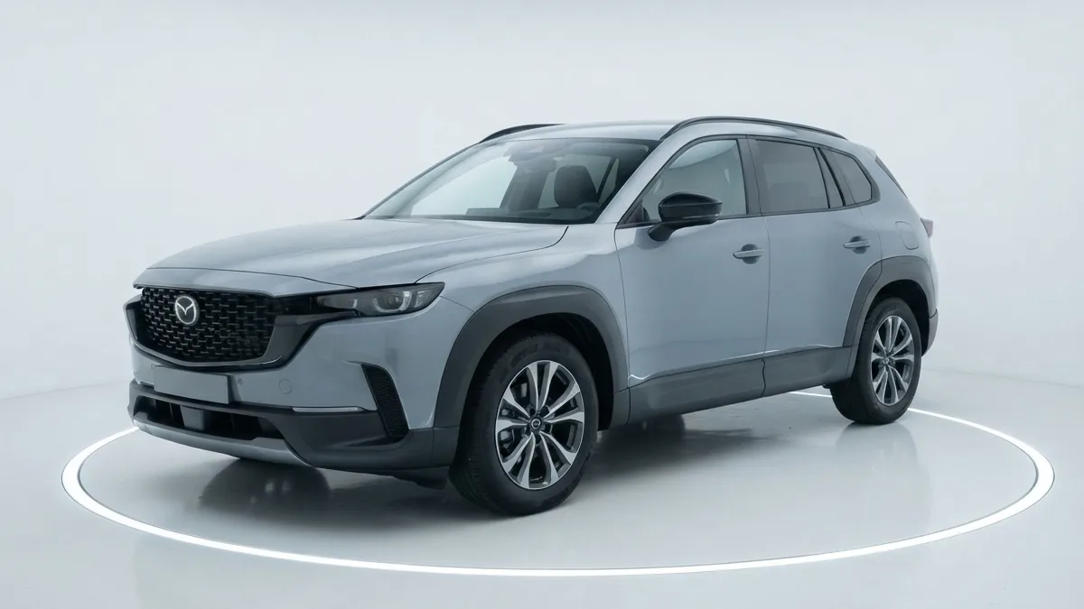Mazda CX-5 2.5 Sky MHEV 141CV AT FWD Exclusive-Line en renting en Elche — Lateral