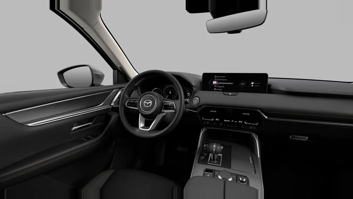 Mazda CX-60 e-Skyactiv MHEV RWD Exclusive-Line II en renting en Elche — Interior