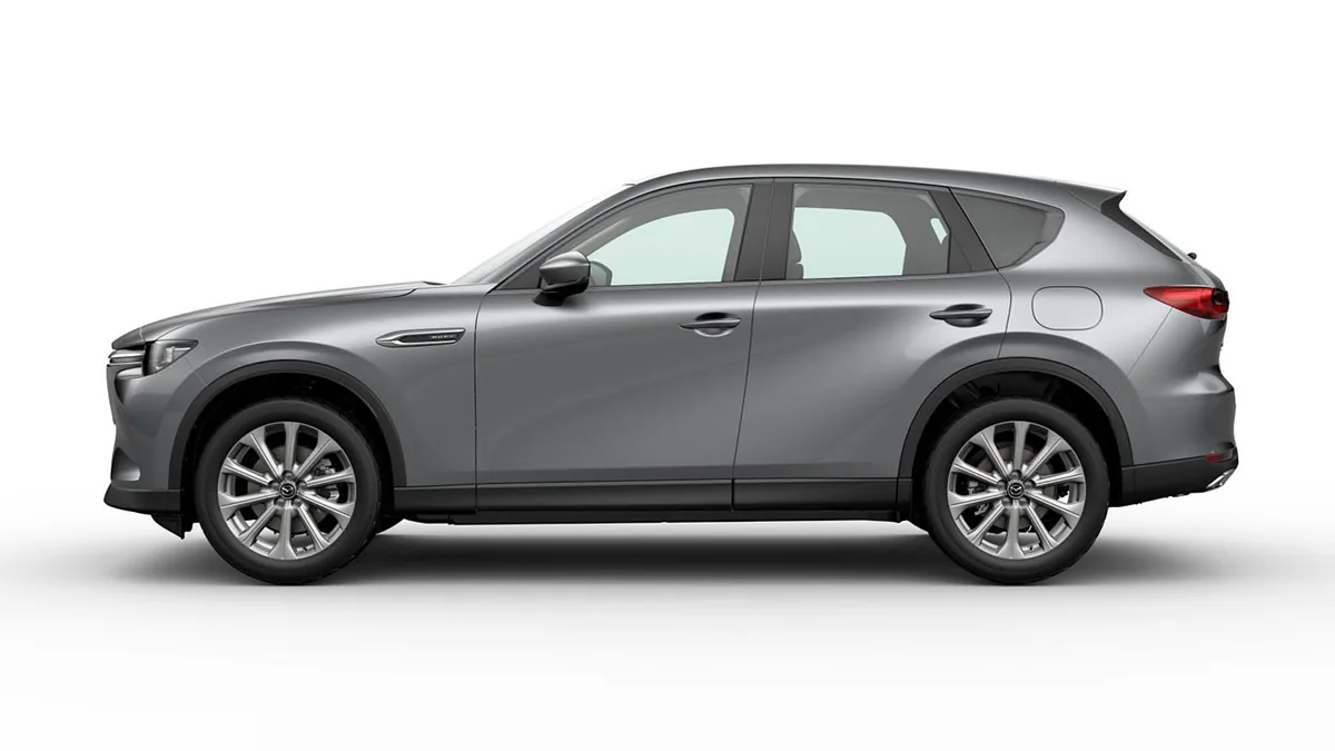 Mazda CX-60 e-Skyactiv PHEV AWD Exclusive-Line en renting en Elche — Lateral
