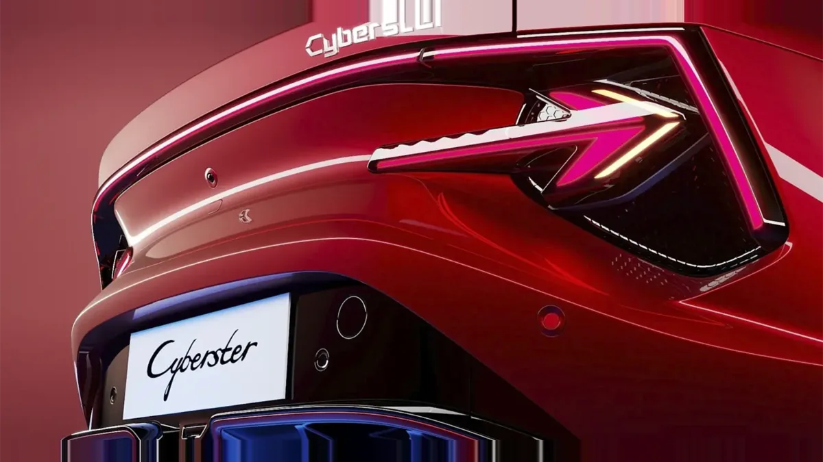 MG Cyberster Trophy Single Motor en renting en Elche — Trasera