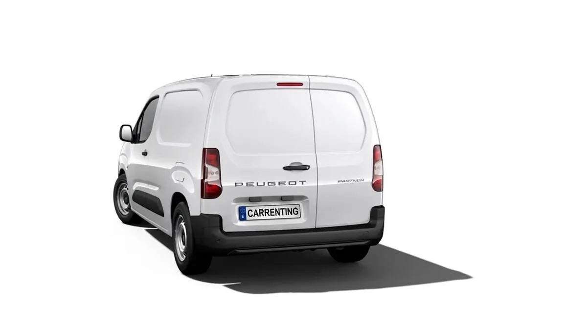 Peugeot Partner Furgón Diesel 1.5 BlueHDI S&S Standard 600kg 100 (MERCANCÍAS PROPIAS) en renting en Elche — Lateral