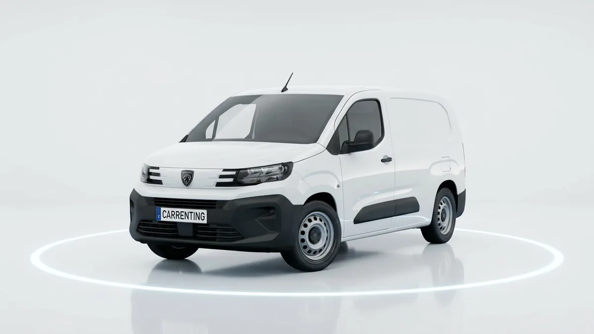 Peugeot Partner Furgón Diesel 1.5 BlueHDI S&S Standard 600kg 100 (MERCANCÍAS PROPIAS) en renting en Elche