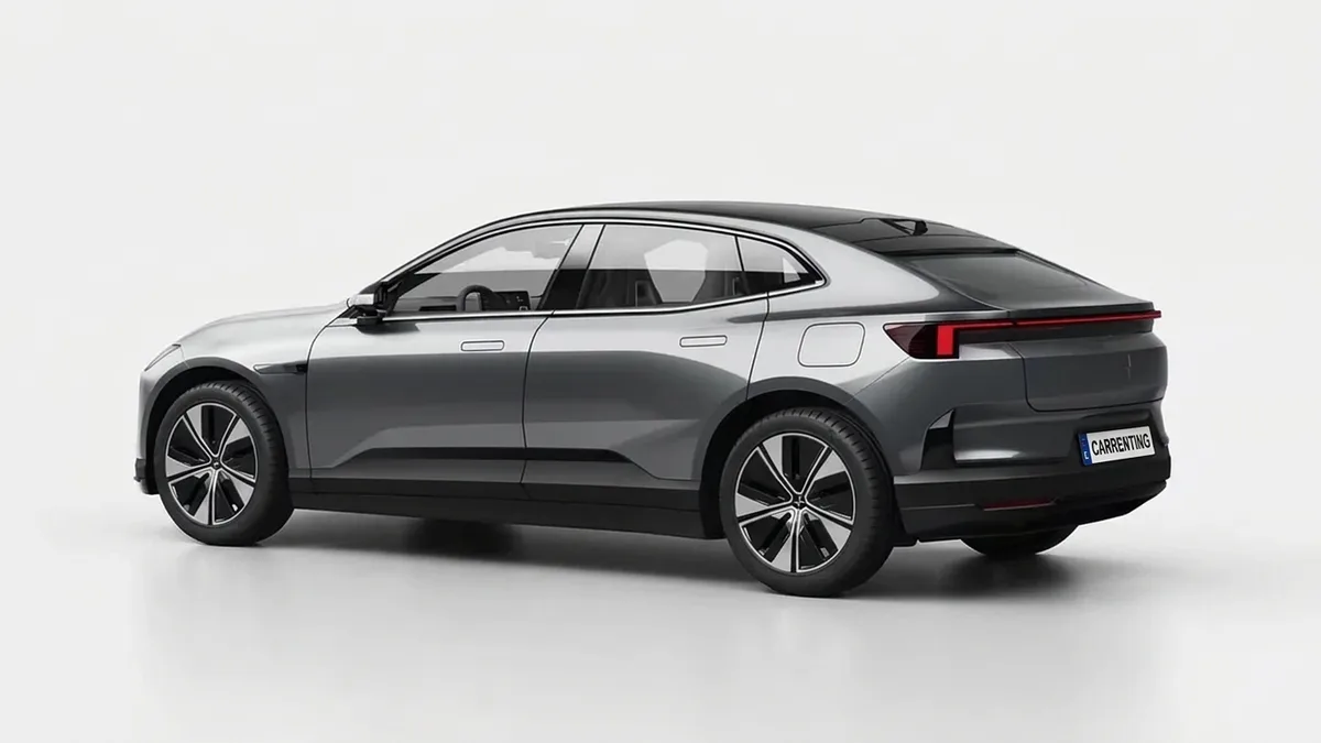 Polestar 4 Long Range Single 200kW en renting en Elche — Trasera
